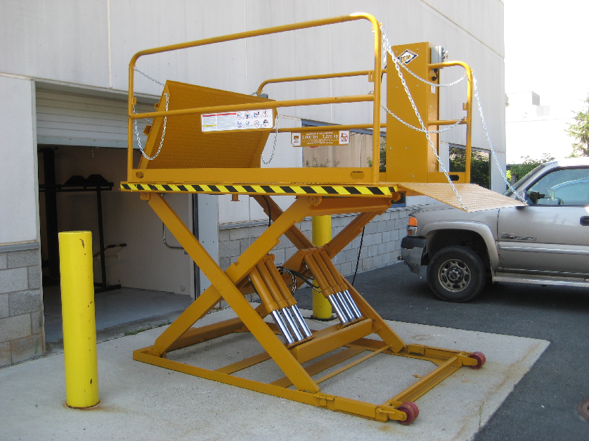 photo gallery dock lifts; scissors docks & lifts